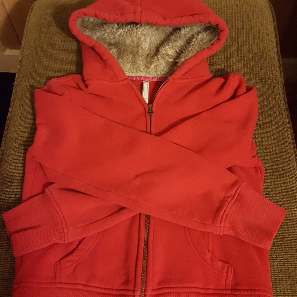 Old Navy Hoodie Jacket with Fur
